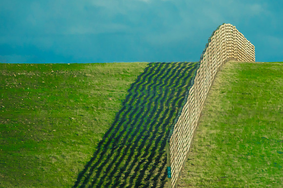 Snow Fence in Wyoming